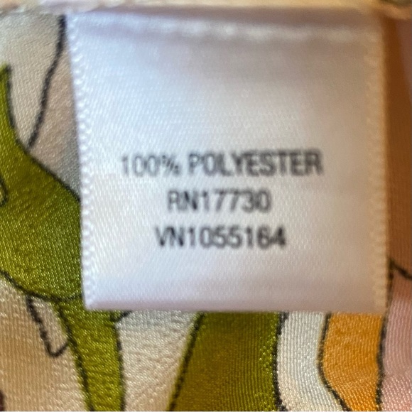 Liberty of London for Target Floral Ruffle Neck Blouse Sleeveless Top Size Small - Picture 6 of 6